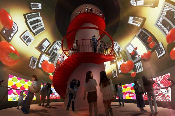 世界最大のりんご型展望シアター「HELLO KITTY APPLE HOUSE」オープン記念 『ハローキティ りんごプラン』本日より予約開始！