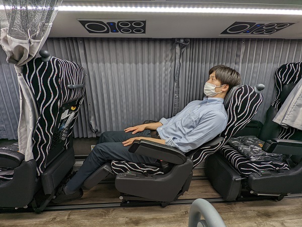 【ジェイアール東海バス】「クレイドル・シート」でお出かけしませんか？