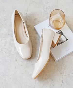 【春の新作！】上品ローヒールパンプス