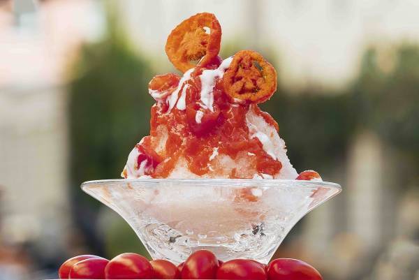 【リゾナーレ八ヶ岳】旬の野菜を涼やかに味わう 「夏野菜のかき氷」提供｜期間：2022年7月16日～8月31日