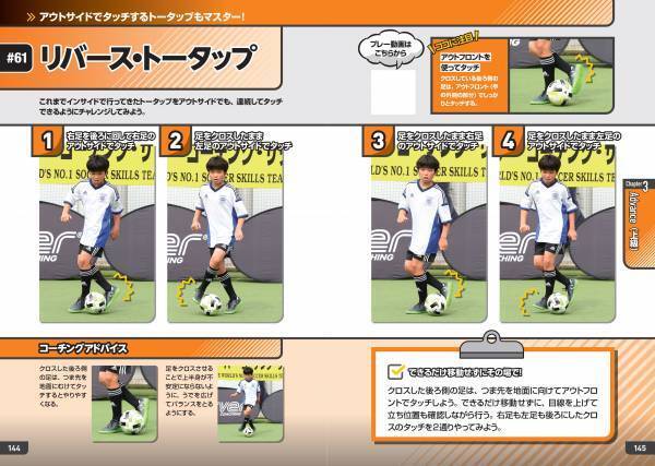 世界で認められたサッカー指導システムの「クーバー・コーチング」トレーニング集100個掲載！『ジュニアサッカー クーバー・コーチング キッズのトレーニング集 ボールマスタリー100』6月20日発売