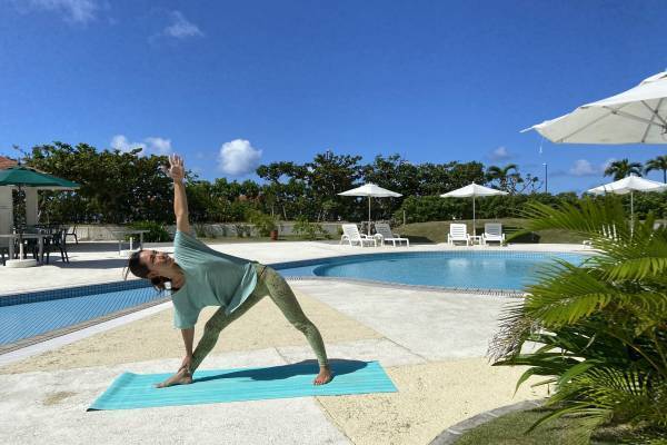 ウェルネスプログラム モーニングヨガスタート