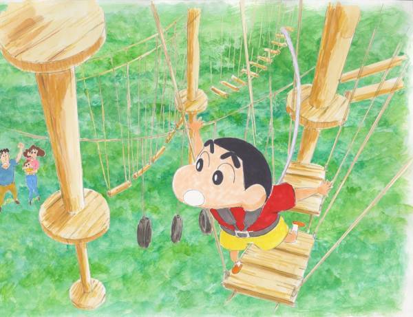 「GRAND CHARIOT北斗七星135°」 クレヨンしんちゃんコラボルーム「オラのコクーン」宿泊者限定「クレヨンしんちゃん」描き下ろしイラストオリジナルポストカードを８月１日よりプレゼント！