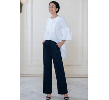 FOOT GALLERY×中村江里子　フリーアナウンサー中村江里子さんとコラボしたストレッチパンツ新発売