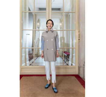 FOOT GALLERY×中村江里子　フリーアナウンサー中村江里子さんとコラボしたストレッチパンツ新発売