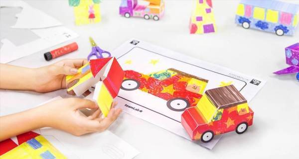 【北海道 東川町】チームラボ お絵かきクリスマス&ペーパークラフトを、東川町文化ギャラリーにて開催。