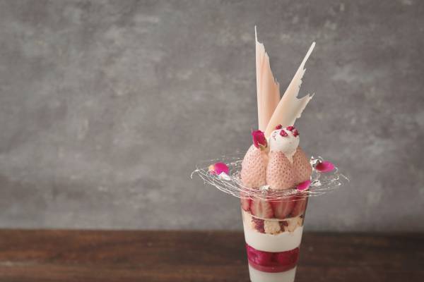 【横浜・大宮】いちご好きに贈る、王道「赤いちご」＆高級「白いちご」の“ツインズ”ご褒美パフェ【ストロベリーパフェwithハーゲンダッツ】白いちごのプレミアムパフェが新登場