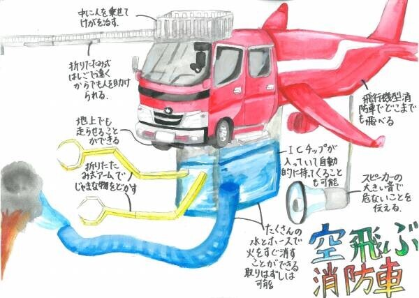 モリタHD　最優秀賞は『忍者型消火車』～未来の消防車アイデアコンテス 結果発表～