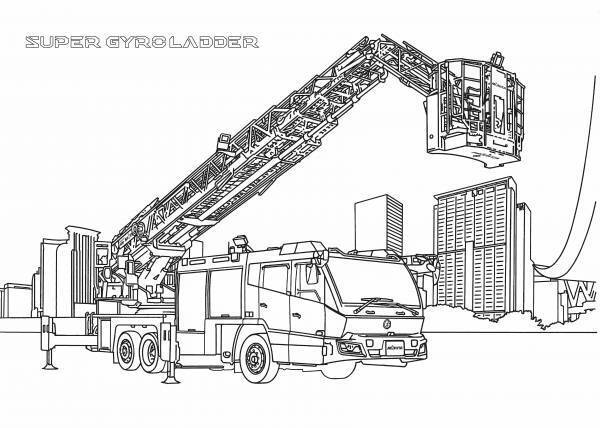 モリタ 消防車デザインのカレンダー「全国カレンダー展」入選