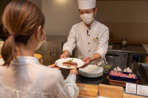 フードロス削減のためにできることをオーダービュッフェで【一の坊リゾートのSDGs#5】（宮城/温泉リゾート）