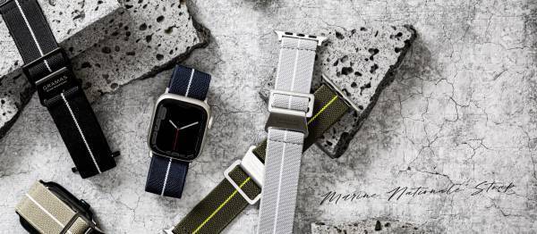 予約分で即完売 人気のApple Watchバンド  "MARINE NATIONALE" STRAP再入荷＆新色追加【GRAMAS COLORS】