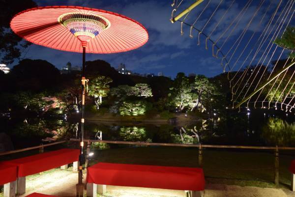 好評開催中！「庭紅葉の六義園　夜間特別観賞」3年ぶりライトアップは12月４日（日）まで