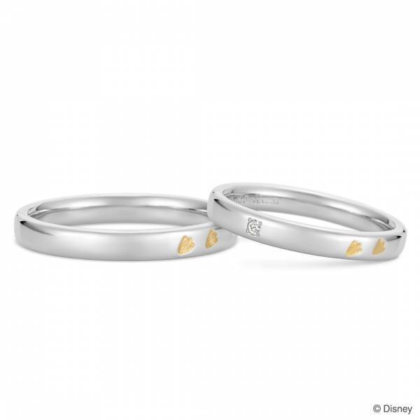 【ディズニー】「ドナルドダック」 ゴールドに輝く足モチーフの婚約指輪・結婚指輪、 おしりが揺れるネックレス、ジュエリーケース5月27日（金）発売