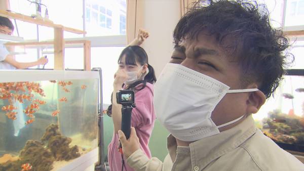 【STU48】人気コンビ・マテンロウも感激！そらは＆舞Ｑが㊙水族館に潜入！