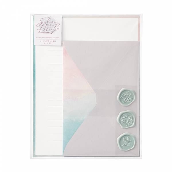 人気のシーリングワックスの雰囲気を手軽に楽しめるレターセット、付属のシールを貼るだけで手紙を贈る相手に特別感を演出　2022年12月14日（水）新発売