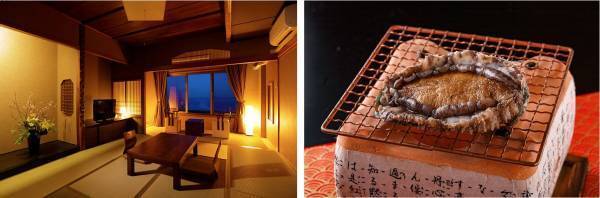 【大江戸温泉物語 熱海温泉 あたみ】が開業10周年 オーシャンビュールーム確約、あわびの踊り焼き＆売店利用券付き、記念プラン販売開始