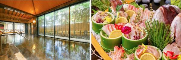 【大江戸温泉物語 熱海温泉 あたみ】が開業10周年 オーシャンビュールーム確約、あわびの踊り焼き＆売店利用券付き、記念プラン販売開始