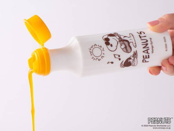 「スヌーピー マンゴーシロップ」で夏をエンジョイ♪ 本格かき氷やトロピカルパンケーキなど、アレンジ自由自在！【白砂糖・着色料・香料不使用】