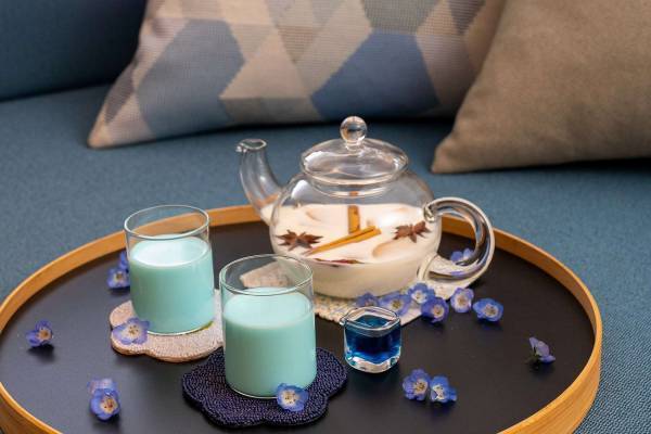 【BEB5土浦】1日1室限定！茨城の春の花「ネモフィラ」に包まれながら過ごす「ネモフィラステイ」を提供 ～ネモフィラの花柄のパジャマ、花弁のワンポイント付き淡い青色のルームソックスやヘアバンドなどのアイテムもご用意～｜期間：2023年3月1日～5月31日