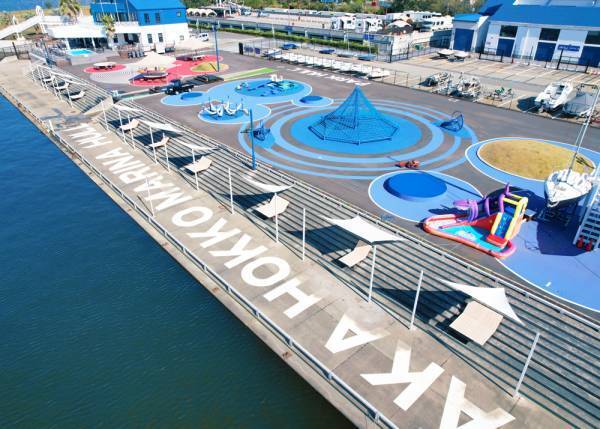 biid（ビード）【冬のおすすめスポットin大阪】環境に配慮したデザイナーズ公園「PARK HULL」にて、「焚火スペース」や「新遊具」が誕生！