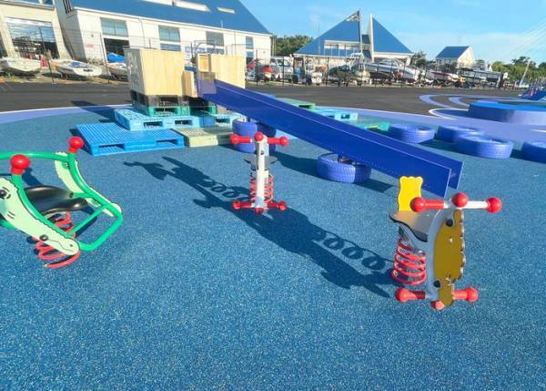 biid（ビード）【冬のおすすめスポットin大阪】環境に配慮したデザイナーズ公園「PARK HULL」にて、「焚火スペース」や「新遊具」が誕生！