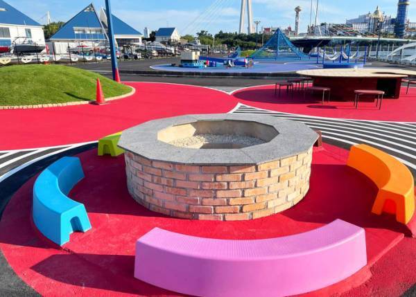 biid（ビード）【冬のおすすめスポットin大阪】環境に配慮したデザイナーズ公園「PARK HULL」にて、「焚火スペース」や「新遊具」が誕生！