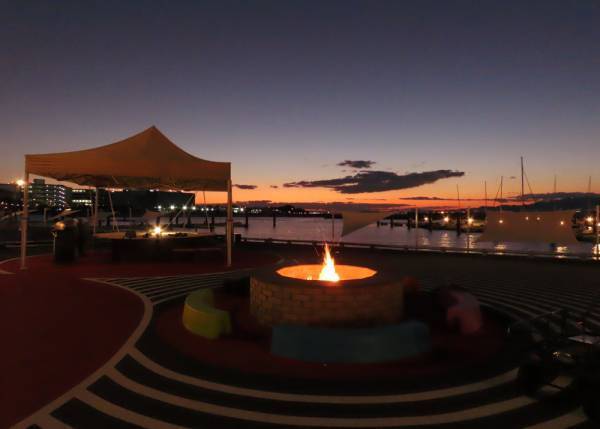 biid（ビード）【冬のおすすめスポットin大阪】環境に配慮したデザイナーズ公園「PARK HULL」にて、「焚火スペース」や「新遊具」が誕生！