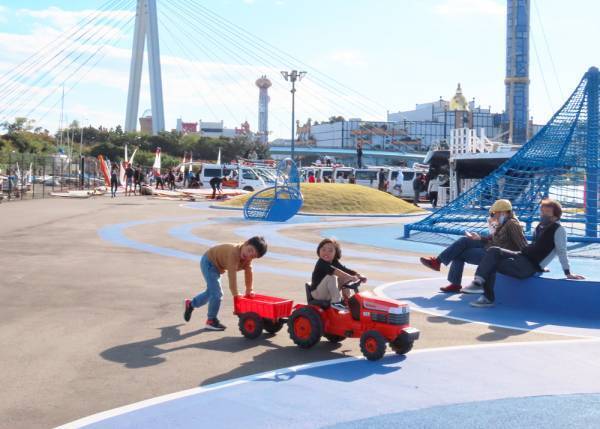 biid（ビード）【冬のおすすめスポットin大阪】環境に配慮したデザイナーズ公園「PARK HULL」にて、「焚火スペース」や「新遊具」が誕生！