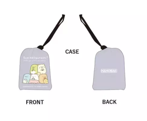 手のひらサイズのエコバッグ「NANOBAG」から「すみっコぐらし」が新登場！　Makuakeにて4月5日より予約販売を開始！