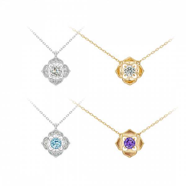 【ケイウノ】お持ちの宝石を留めることもできる 新作ネックレス 『ルーチェ フィオーレ』6月9日発売