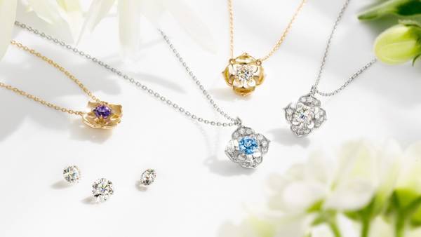 【ケイウノ】お持ちの宝石を留めることもできる 新作ネックレス 『ルーチェ フィオーレ』6月9日発売