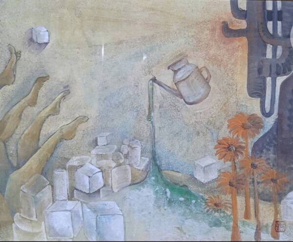 【初開催】今井香織　絵画展「私のやさしい世界は、」　射水市陶房「匠の里」にて初の異分野個展開催