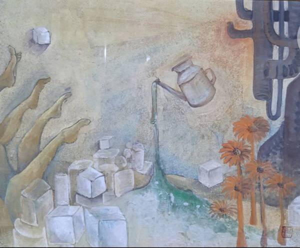 【初開催】今井香織　絵画展「私のやさしい世界は、」　射水市陶房「匠の里」にて初の異分野個展開催