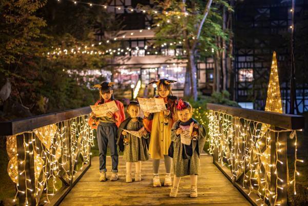 秋はホテルでハロウィンパーティー！仮装をして楽しもう♪ イルミネーションやフォトスポットが登場！＜ホテルグリーンプラザ軽井沢＞