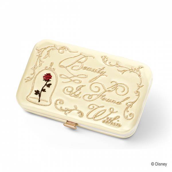 【ミッキー＆ミニー】新色トラベルジュエリーケース ミルクティーカラー12月4日(月)新発売 さりげなくナチュラルなカラーの刺繍、ケイウノオリジナルデザイン