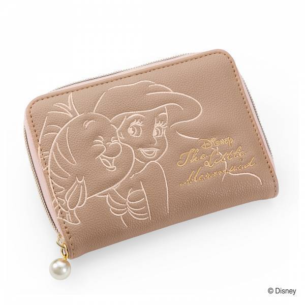 【ミッキー＆ミニー】新色トラベルジュエリーケース ミルクティーカラー12月4日(月)新発売 さりげなくナチュラルなカラーの刺繍、ケイウノオリジナルデザイン