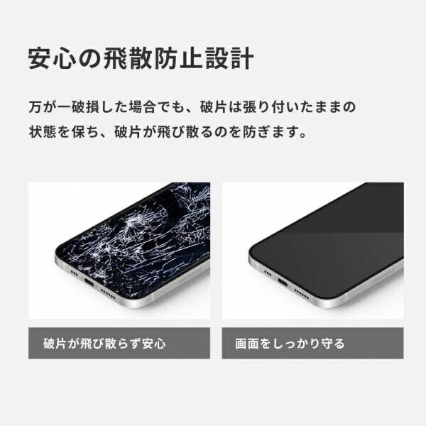 【iPhone15シリーズ専用新製品】クリスタルアーマー ブランドの強化ガラスフィルムを発売！