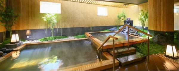 ホテル往復直行バスで気軽にアクセスできる、大江戸温泉物語 栃木県の宿【かに食べ放題付き 春のまんぞくバイキング】とお花見情報