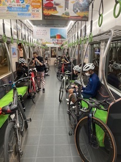 京都府八幡市で開催される「背割堤のチャリサイ！2023」の開催に合わせ  「サイクルトレイン」を5月27日(土)に運行します。