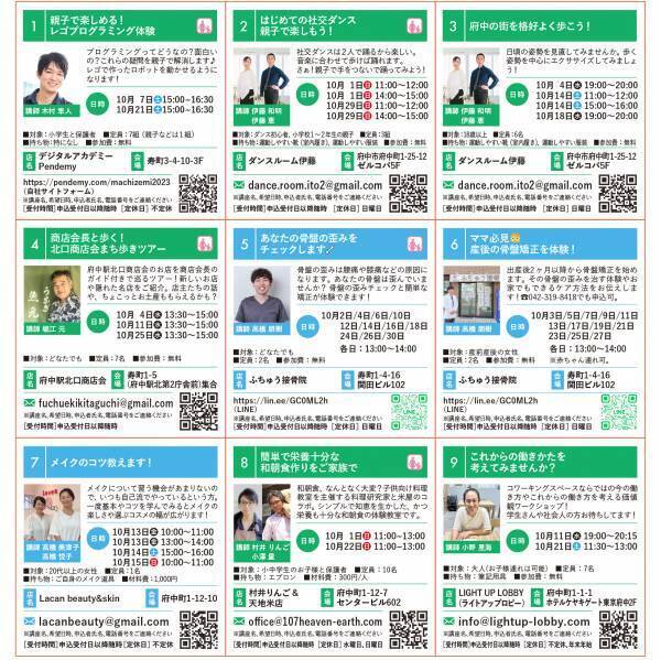 お店と人をつなぐ！「第6回むさし府中まちゼミ2023秋」が10月に開催！！