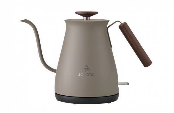 様々な場所で使いやすく、細口でコーヒーのドリップにも便利 スイッチひとつで操作が簡単な電気カフェケトルを新発売