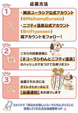SPA＆HOTEL舞浜ユーラシア×ニフティ温泉　コラボプレゼントキャンペーン！