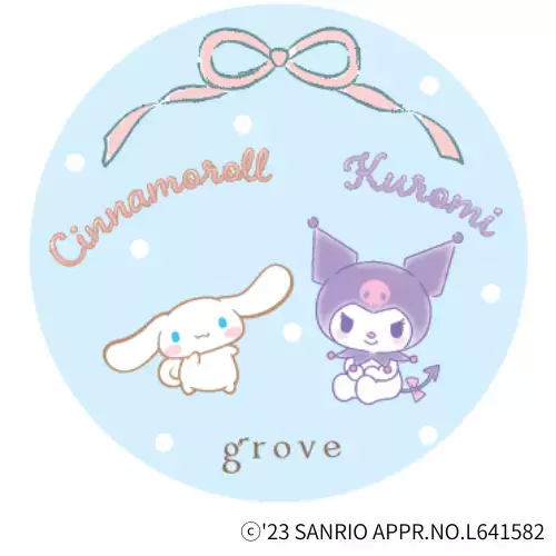 grove（グローブ） サンリオのキャラクターコラボ企画 「シナモロール」「クロミ」「マイメロディ」との コラボバッグを7月10日(月)より発売！
