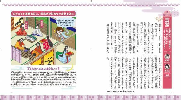 かわいく親しみのあるキャラクターで、小学生から大人まで大人気の「キャラ絵で学ぶ！図鑑」シリーズ第12弾！、『キャラ絵で学ぶ！源氏物語』が11月20日発売！