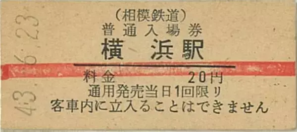 「新横浜駅開業記念 全駅入場券セット」と「赤帯硬券入場券」を販売【相模鉄道】