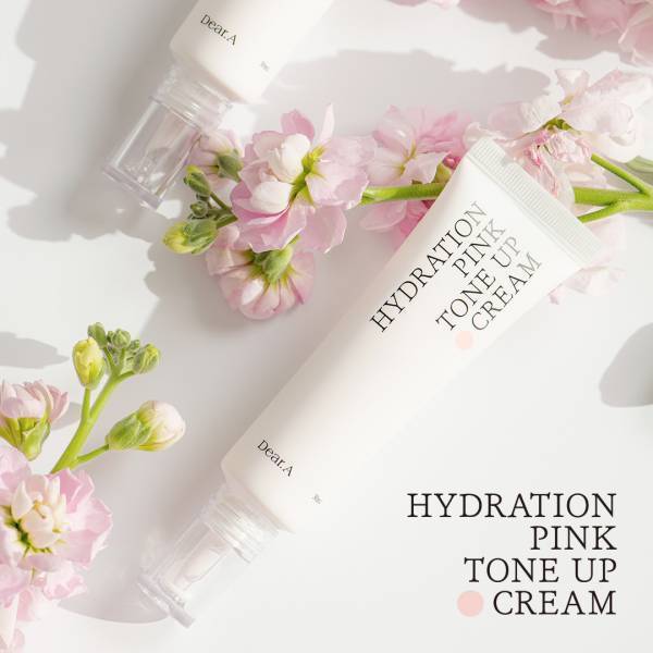 韓国コスメ「Dear.A」より、“透明肌”へ導く「ハイドレーションピンクトーンアップクリーム 」が誕生。