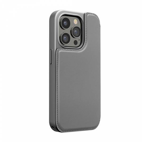 iPhone15、iPhone15Proに対応する、背面部分にカード収納があるバックフリップケースや、PUレザーケース等を株式会社PGAが発売