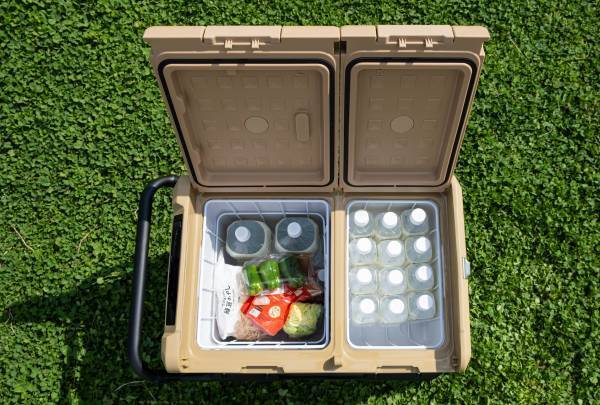 2室独立で冷蔵庫と冷凍庫を同時に使用可能！ パワーアップした”ポータブル冷蔵庫”『ICEBERG 45L』4月6日より発売開始！