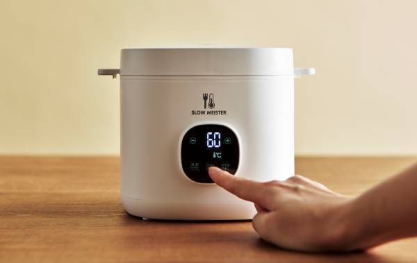 最短２タッチの簡単操作でローストビーフ・サラダチキンなどの低温調理が出来る 省手間・省資源・省エネな低温調理器をクラウドファンディングにて先行販売