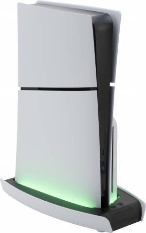 さまざまな色に光るRGB LED搭載！ PS5 slim専用の縦置きスタンドが新登場